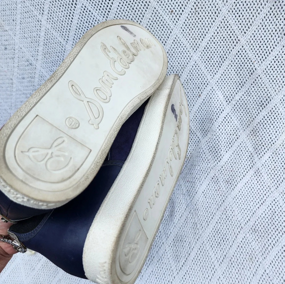 Sam Edelman Navy high top booties 9 5 New - Picture 10 of 10